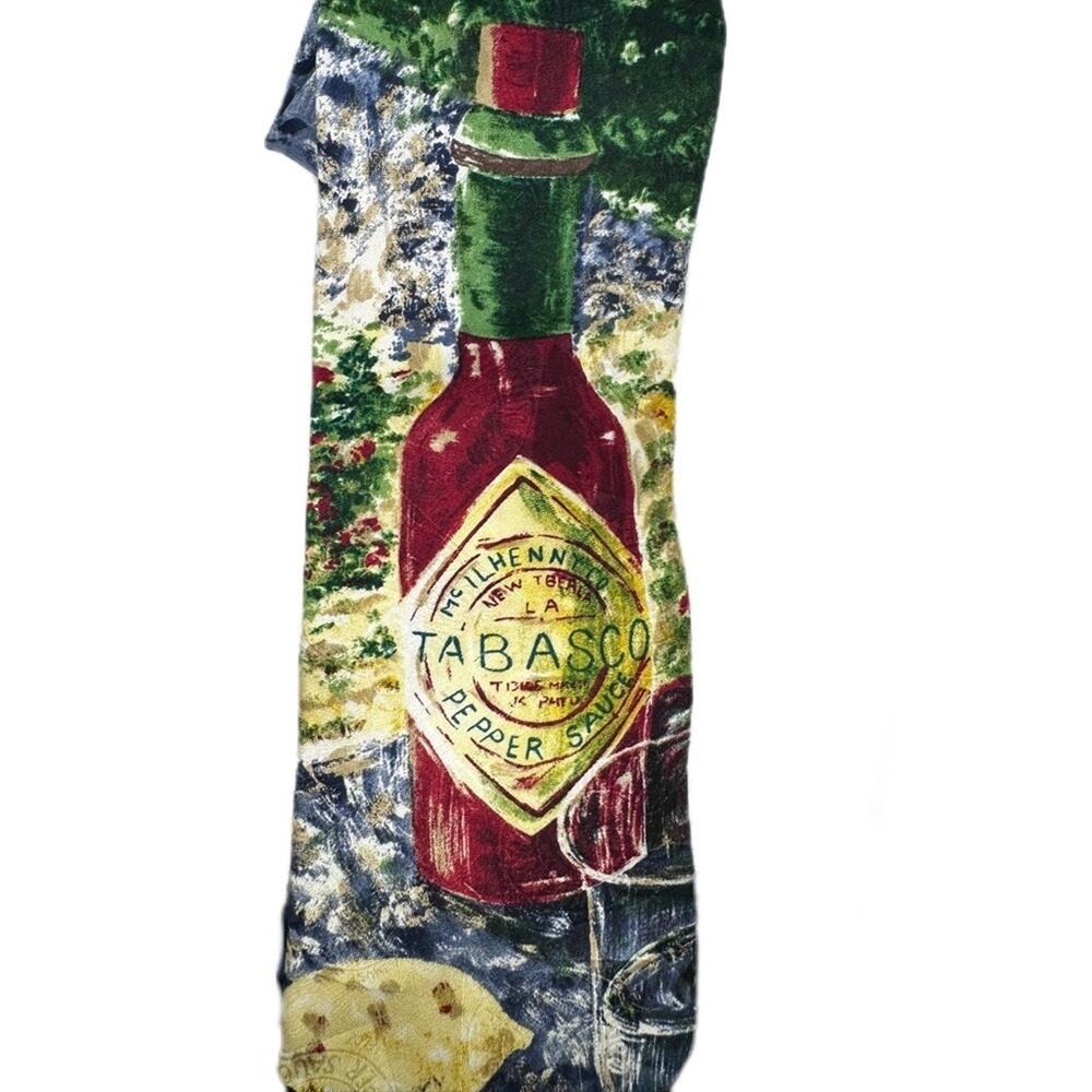 Tabasco silk tie